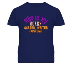 This Is My Scary Screen Writer Costume Funny Halloween T Shirt