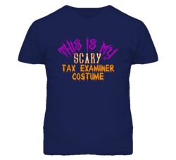 This Is My Scary Tax Examiner Costume Funny Halloween T Shirt