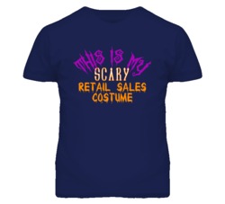 This Is My Scary Retail Sales Costume Funny Halloween T Shirt