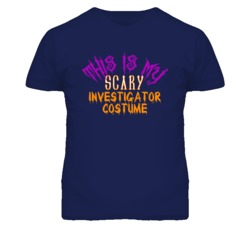 This Is My Scary Investigator Costume Funny Halloween T Shirt