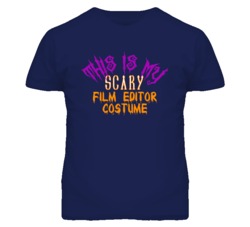This Is My Scary Film Editor Costume Funny Halloween T Shirt