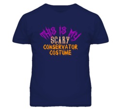 This Is My Scary Conservator Costume Funny Halloween T Shirt