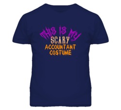 This Is My Scary Accountant Costume Funny Halloween T Shirt