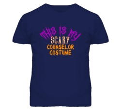 This Is My Scary Counselor Costume Funny Halloween T Shirt