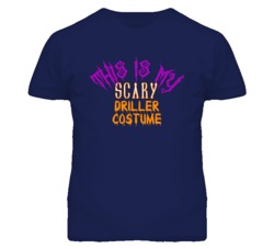 This Is My Scary Driller Costume Funny Halloween T Shirt
