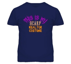 This Is My Scary Realtor Costume Funny Halloween T Shirt