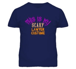 This Is My Scary Lawyer Costume Funny Halloween T Shirt