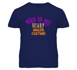 This Is My Scary Singer Costume Funny Halloween T Shirt