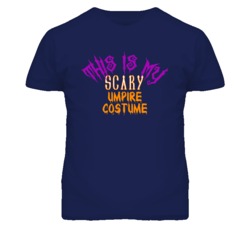 This Is My Scary Umpire Costume Funny Halloween T Shirt