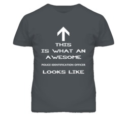 Police Identification Officer Looks Like Arrow Simple T Shirt