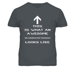 Soil Conservation Technician Looks Like Arrow Simple T Shirt