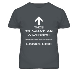 Photographic Process Worker Looks Like Arrow Simple T Shirt