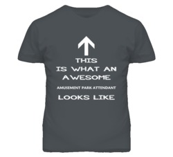 Amusement Park Attendant Looks Like Arrow Simple T Shirt