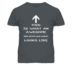 Real Estate Sales Agents Looks Like Arrow Simple T Shirt