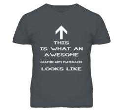 Graphic Arts Platemaker Looks Like Arrow Simple T Shirt