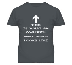 Broadcast Technician Looks Like Arrow Simple T Shirt
