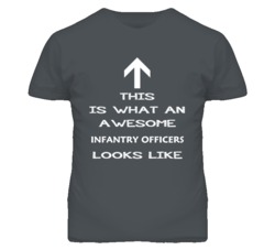 Infantry Officers Looks Like Arrow Simple T Shirt