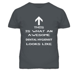 Dental Hygienist Looks Like Arrow Simple T Shirt