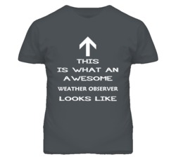 Weather Observer Looks Like Arrow Simple T Shirt