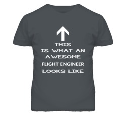 Flight Engineer Looks Like Arrow Simple T Shirt