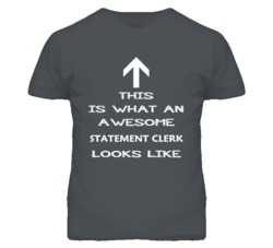 Statement Clerk Looks Like Arrow Simple T Shirt