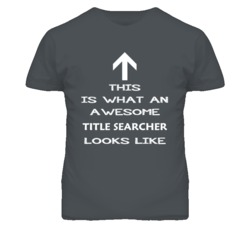 Title Searcher Looks Like Arrow Simple T Shirt