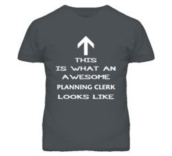 Planning Clerk Looks Like Arrow Simple T Shirt