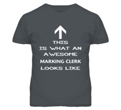 Marking Clerk Looks Like Arrow Simple T Shirt