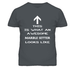 Marble Setter Looks Like Arrow Simple T Shirt