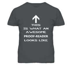Proof-Reader Looks Like Arrow Simple T Shirt