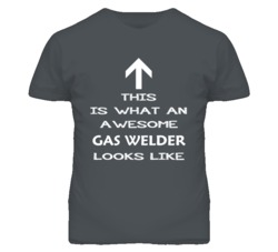 Gas Welder Looks Like Arrow Simple T Shirt