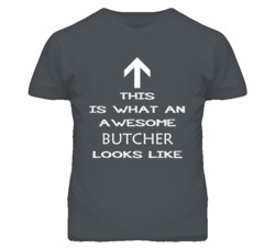 Butcher Looks Like Arrow Simple T Shirt
