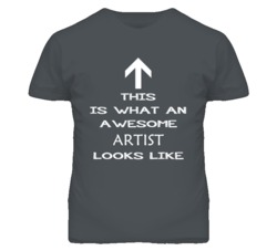 Artist Looks Like Arrow Simple T Shirt