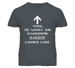 Barber Looks Like Arrow Simple T Shirt