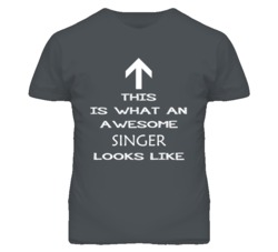 Singer Looks Like Arrow Simple T Shirt