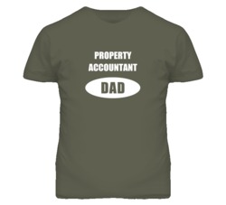 Property Accountant Dad Occupation Job Career T Shirt