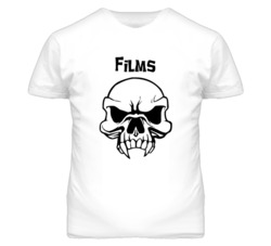 Films Skull Design Mens T Shirt