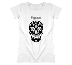 Physicist Skull Design Cool Ladies T Shirt