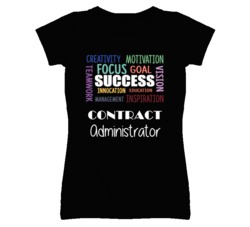 Contract Administrator Inspirational Words Success Occupation T Shirt