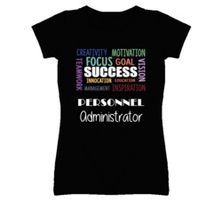 Personnel Administrator Inspirational Words Success Occupation T Shirt