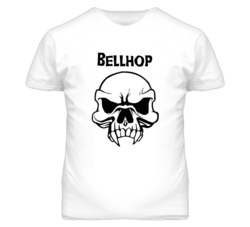 Bellhop Skull Design Mens T Shirt
