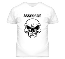 Assessor Skull Design Mens T Shirt