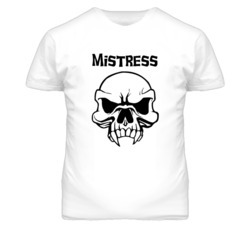 Mistress Skull Design Mens T Shirt