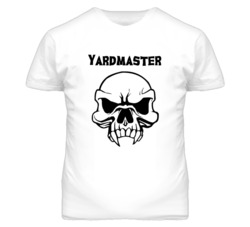 Yardmaster Skull Design Mens T Shirt