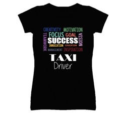 Taxi Driver Inspirational Words Success Occupation T Shirt