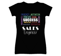 Sales Engineer Inspirational Words Success Occupation T Shirt