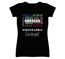 Exploration Geologist Inspirational Words Success Occupation T Shirt