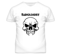 Radiologist  Skull Design Mens T Shirt