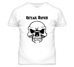 Retail Buyer Skull Design Mens T Shirt
