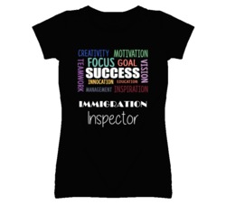 Immigration Inspector Inspirational Words Success Occupation T Shirt